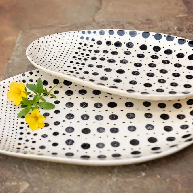Karma Oval Dotted Platters - Image 2