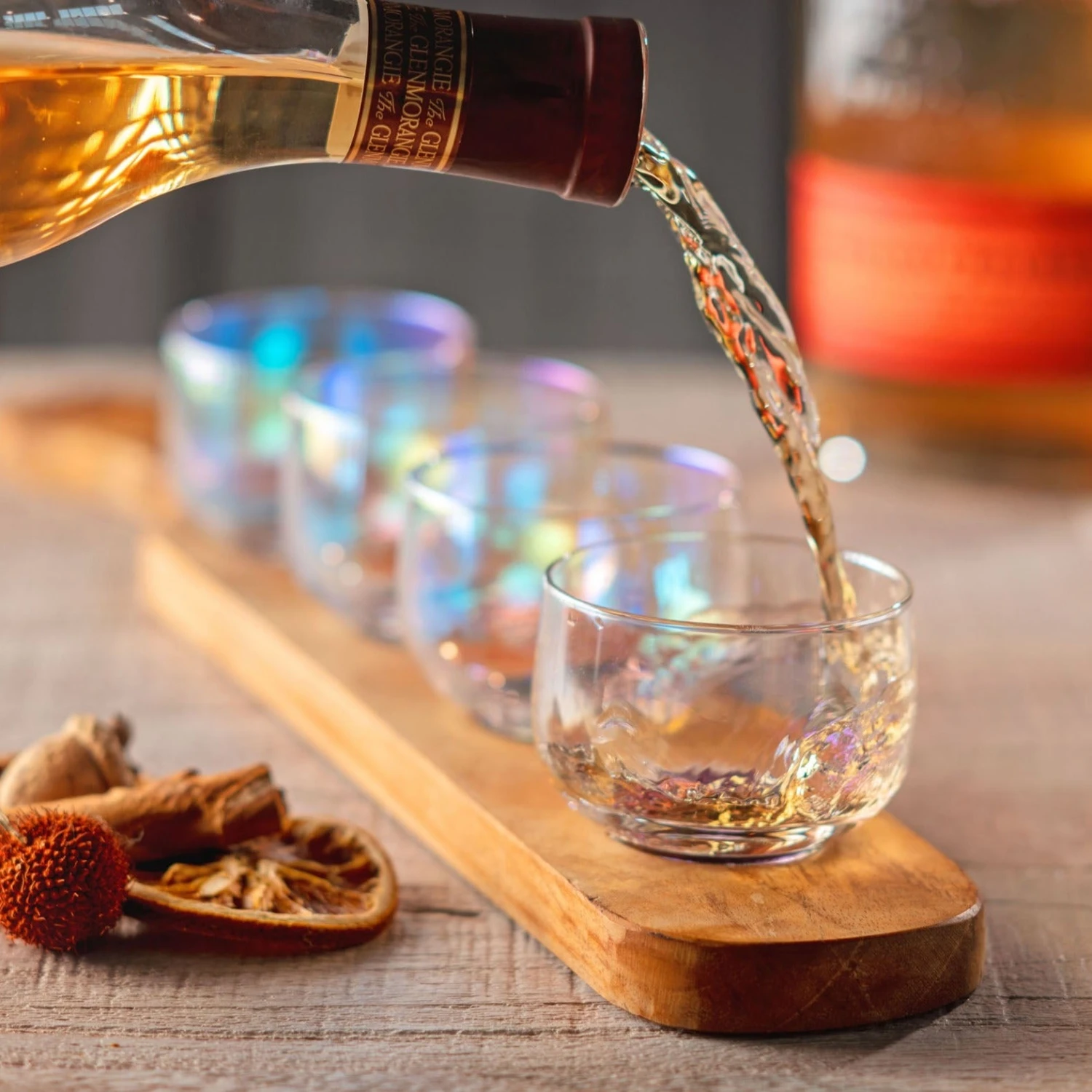 Karma Bali Teak Flight Tray - Image 2