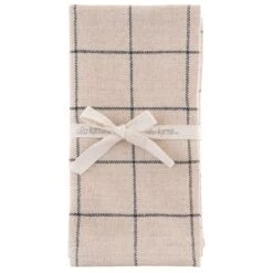 Karma Cotton Dinner Napkins Window Pane
