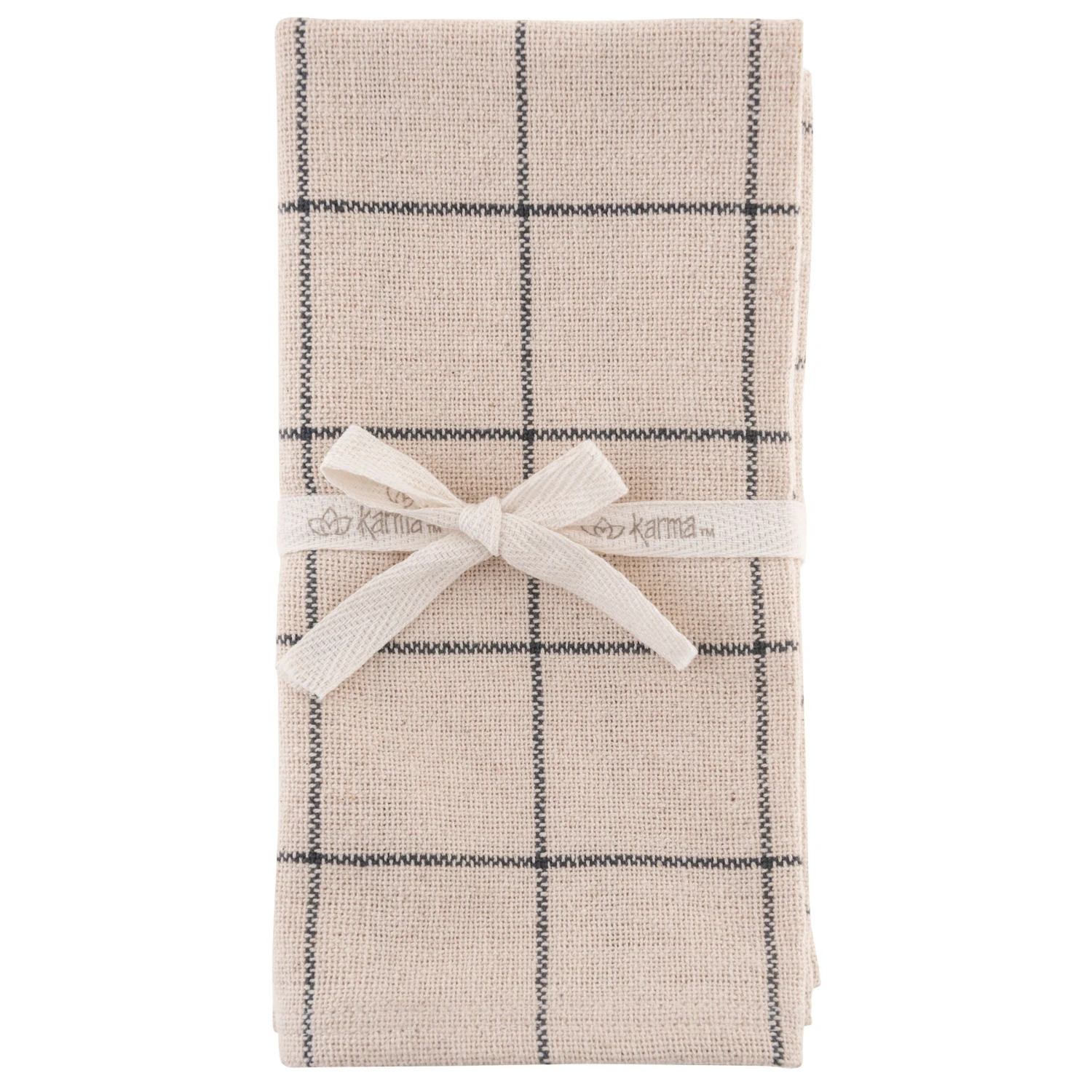 Karma Cotton Dinner Napkins Window Pane