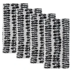 Karma Cotton Dinner Napkins Ink Vines