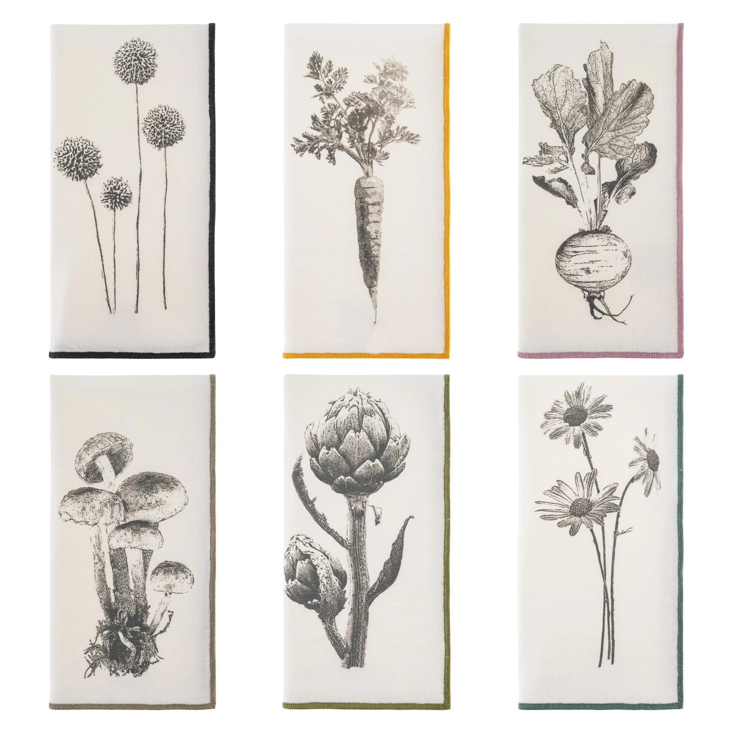 Karma Merrowed Edge Dinner Napkins Assortment