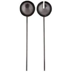 Karma Black Metal Salad Servers