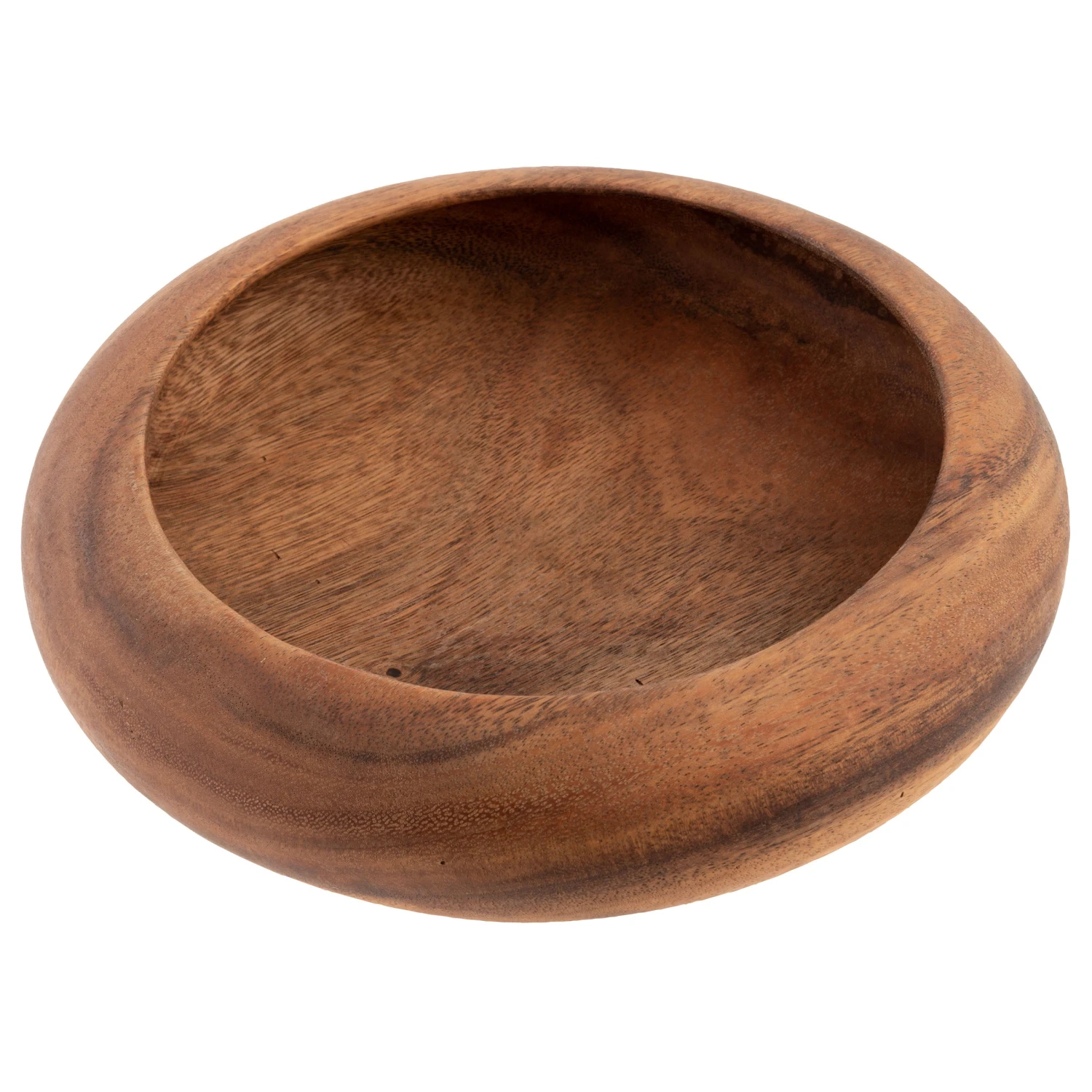 Karma Hand Carved Bali Teak Bowl - Image 4