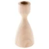Karma Wood Turned Candle Holder Small
