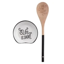 Karma Spoon Rest With Wooden Spoons