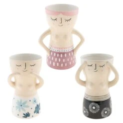 Karma Busty Lady Vase Assortment