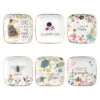 Karma Flora Small Square Trinket Trays Assortment