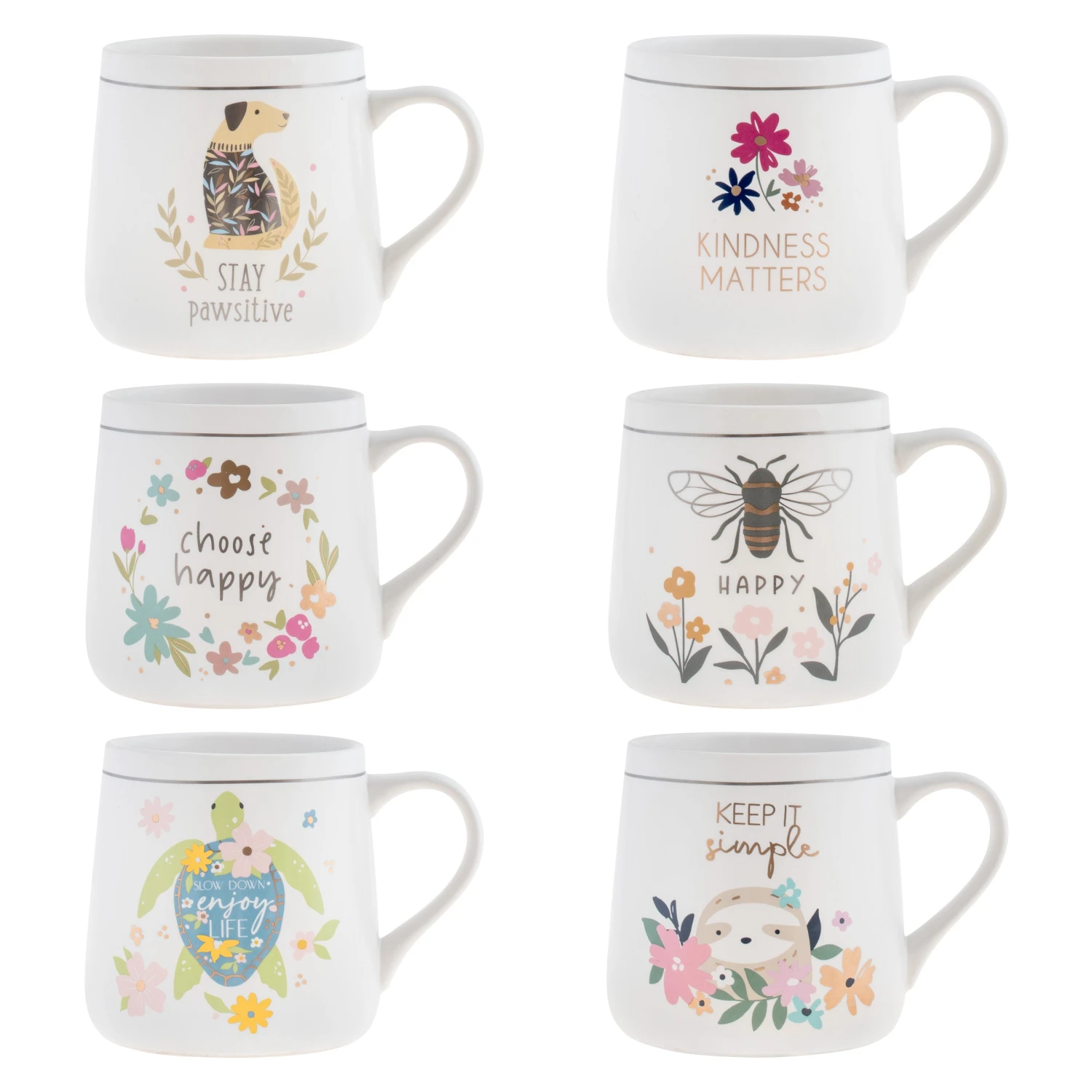 Karma Flora Mug Assortment