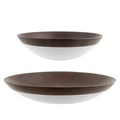 Karma BOWL WITH ENAMEL BASE