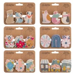 Karma Shaped Magnetic Chip Clips Assortment