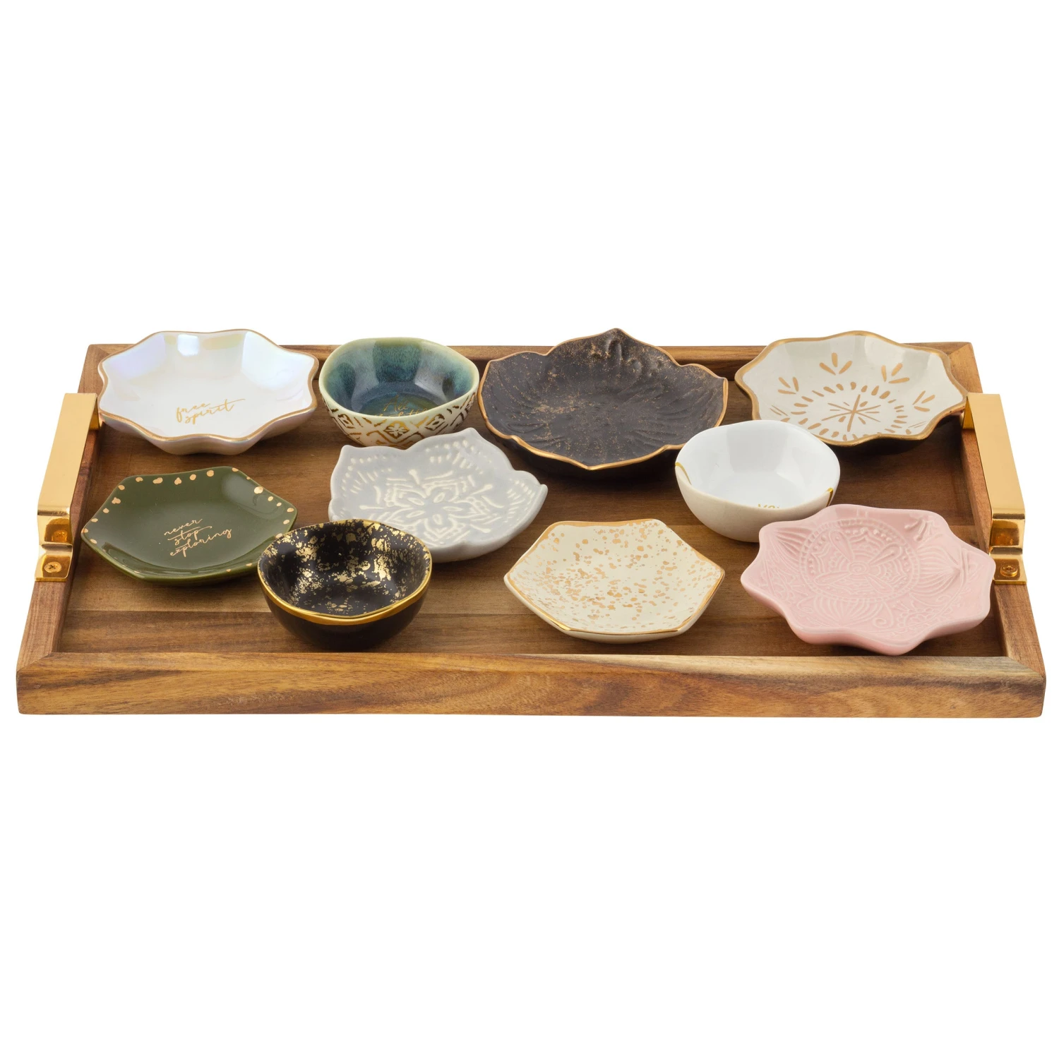 Karma Shaped Trinket Tray Display Assortment
