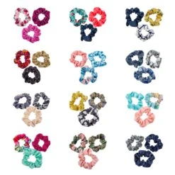 Karma Velvet Scrunchies Assortment