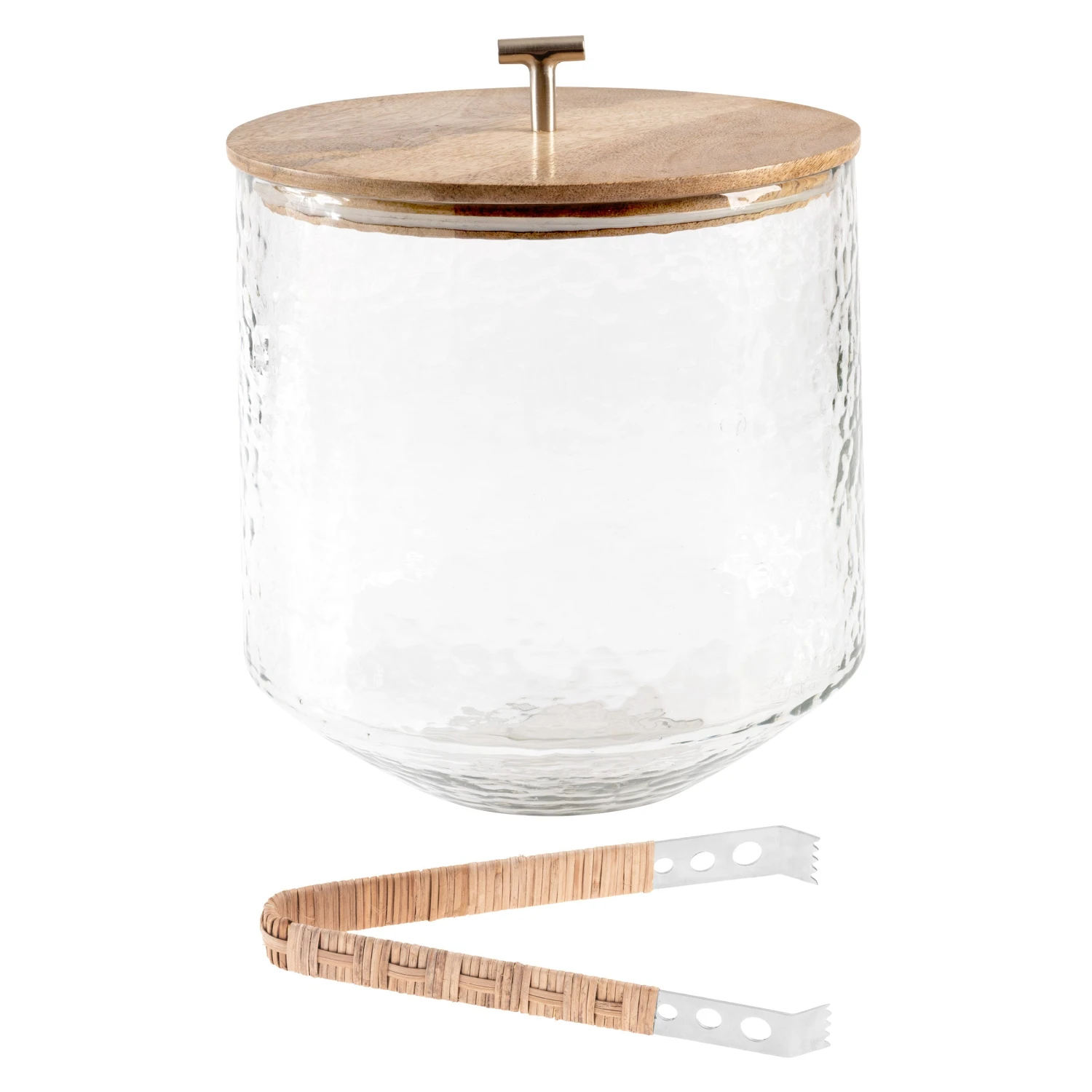 Karma Catalina Ice Bucket With Raffia Tongs