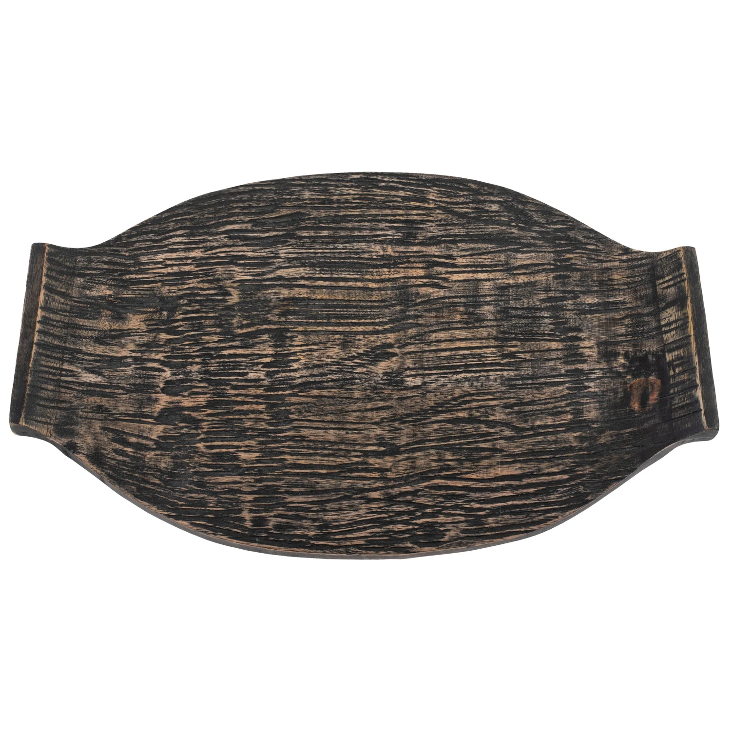 Karma Black Wood Serving Tray