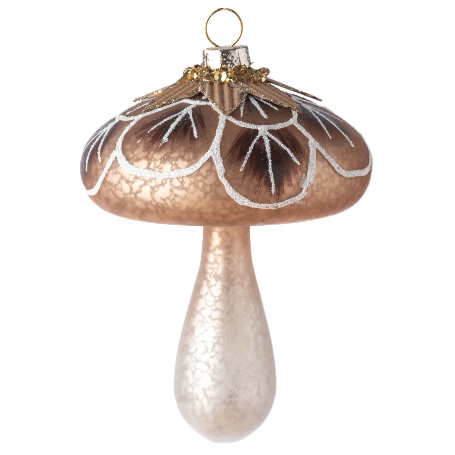 Karma Glass Mushroom Ornament