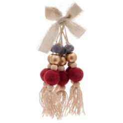 Karma Felt Tassel Ornaments