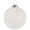 Karma Round Geometric Glass Ornament