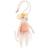 Karma Ballet Mice Felt Ornament Set