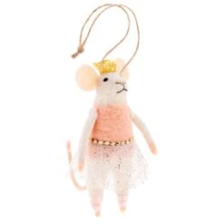 Karma Ballet Mice Felt Ornament Set