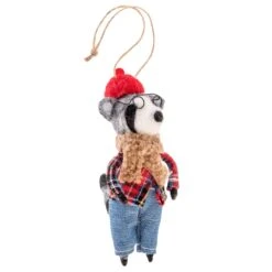 Karma Woodland Hipsters Felt Ornament Set