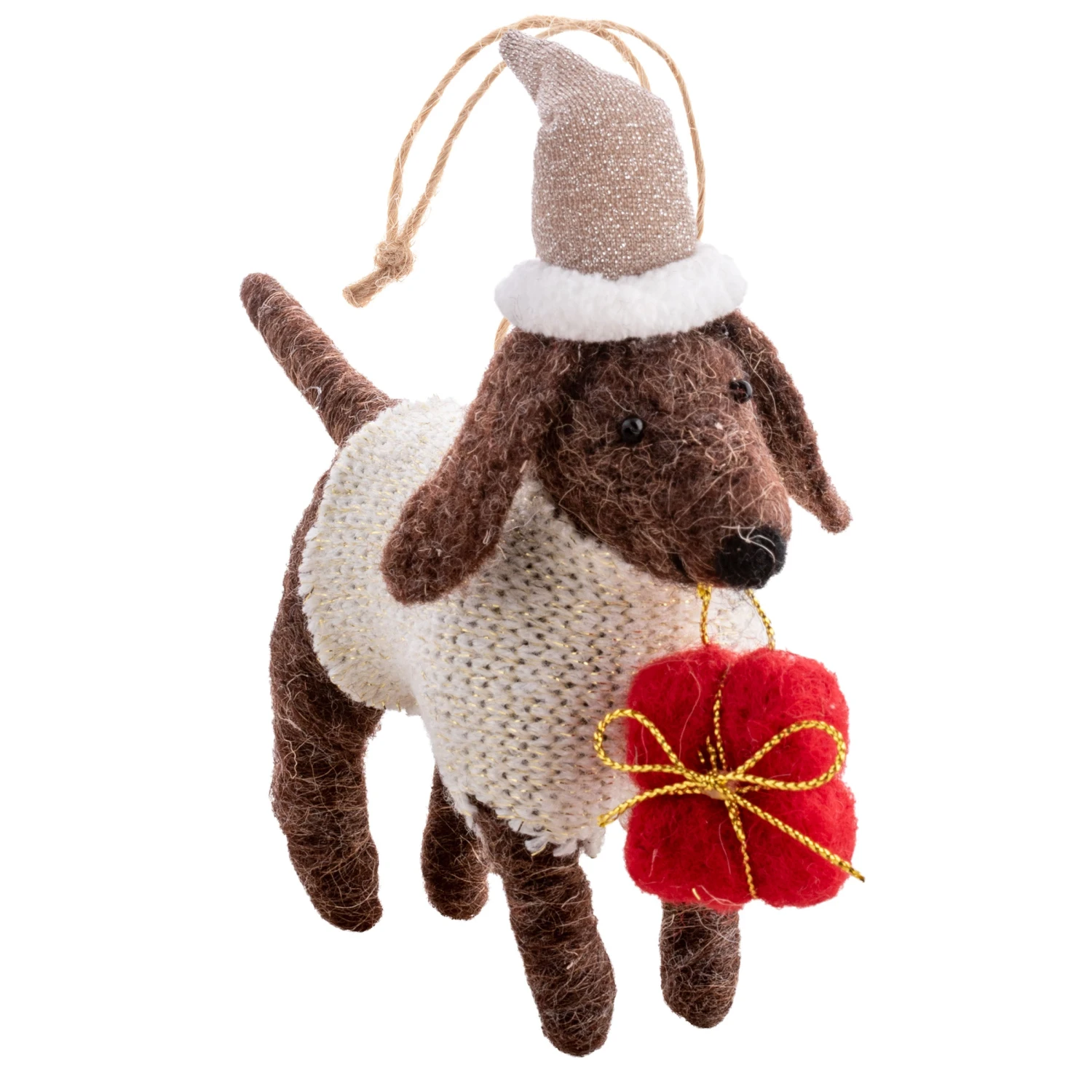 Karma Holiday Hounds Felt Ornament Set - Image 3