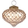 Karma Hobnail Drop Glass Ornament
