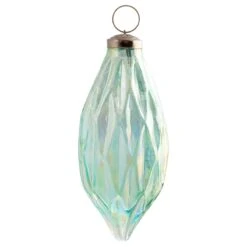 Karma Faceted Teardrop Ornament