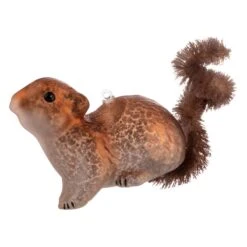 Karma Squirrel Glass Ornament