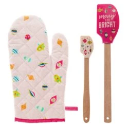 Karma Holiday Oven Mitt & Spatula Set
