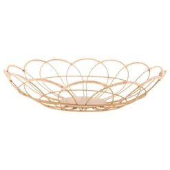 Karma Wire & Cane Flower Basket