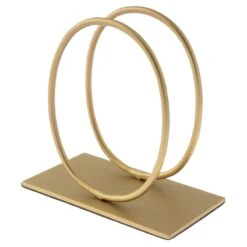 Karma Oval Metal Napkin Holder