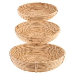 Karma Round Rattan Bowls