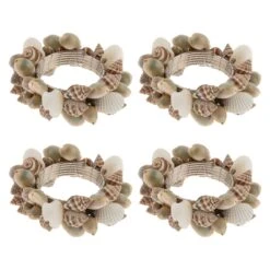 Karma Seashell Napkin Rings