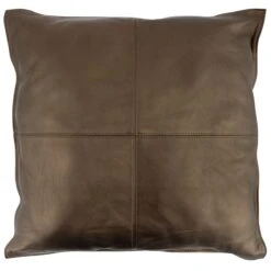 Karma Lambskin Square Pillow