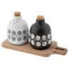 Karma Milo Salt & Pepper With Wood Tray