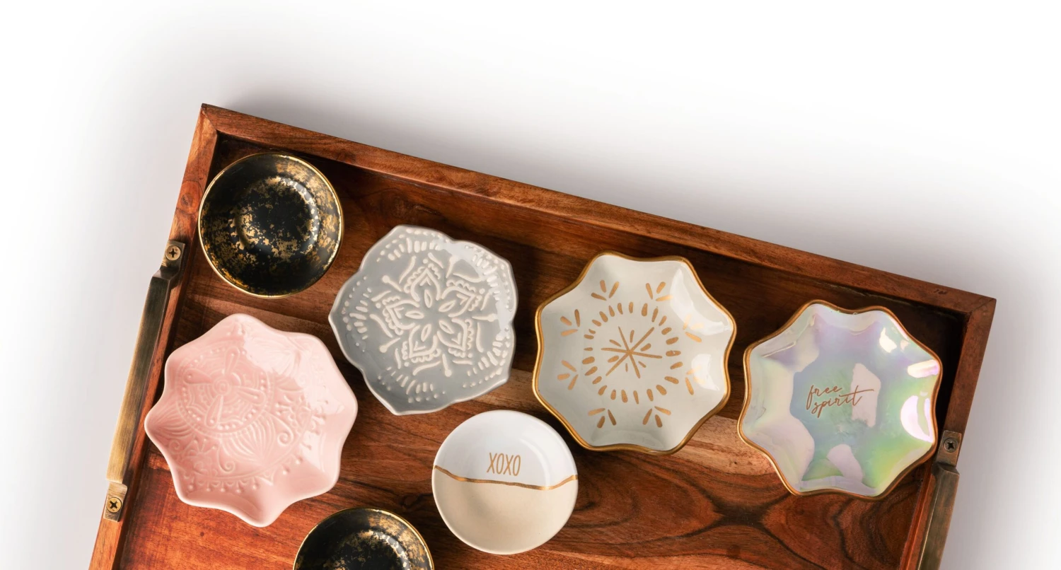 Karma Large Shaped Trinket Trays - Image 2